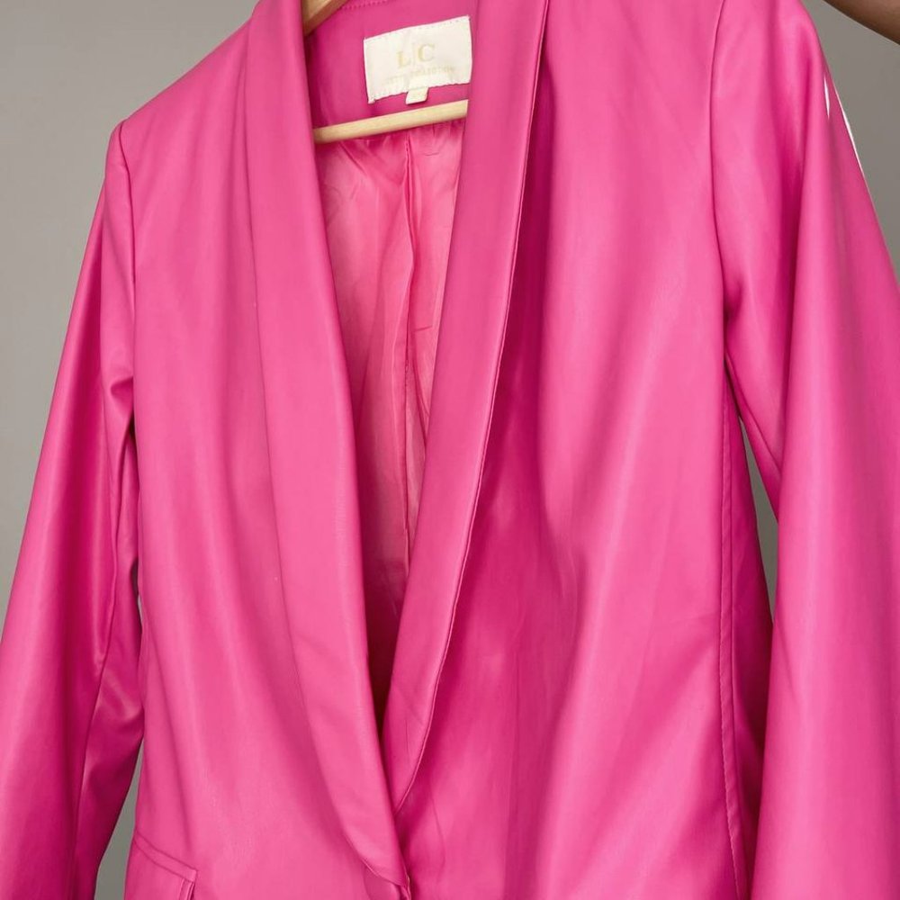Pink blazer